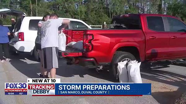 Local counties prepare for potential flooding as Tropical Storm Debby approaches