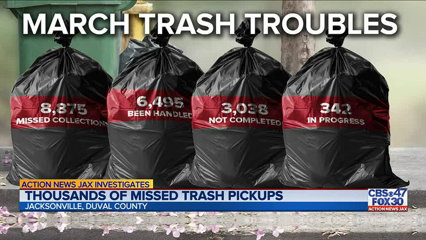 Thousands of missed trash pickups Action News Jax