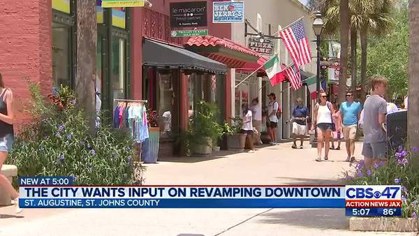 St. Augustine wants your help in revamping Downtown