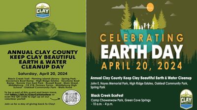 Celebrate Earth Day and make a difference, volunteer to Keep Clay Beautiful