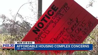 Affordable St. Johns County apartment complex proposal draws concerns from nearby neighbors