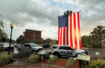 Even the rain couldn't dampen the spirits of those who attended.