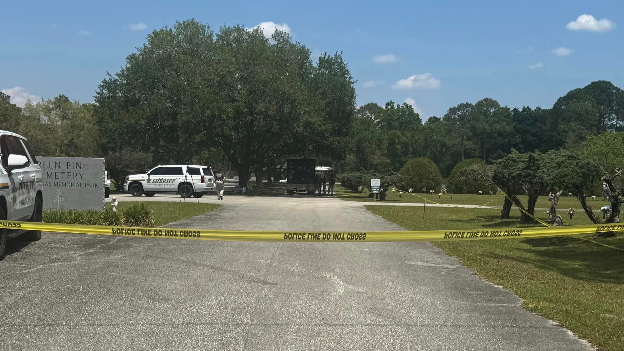 Deputy-involved shooting at Green Pine Cemetery