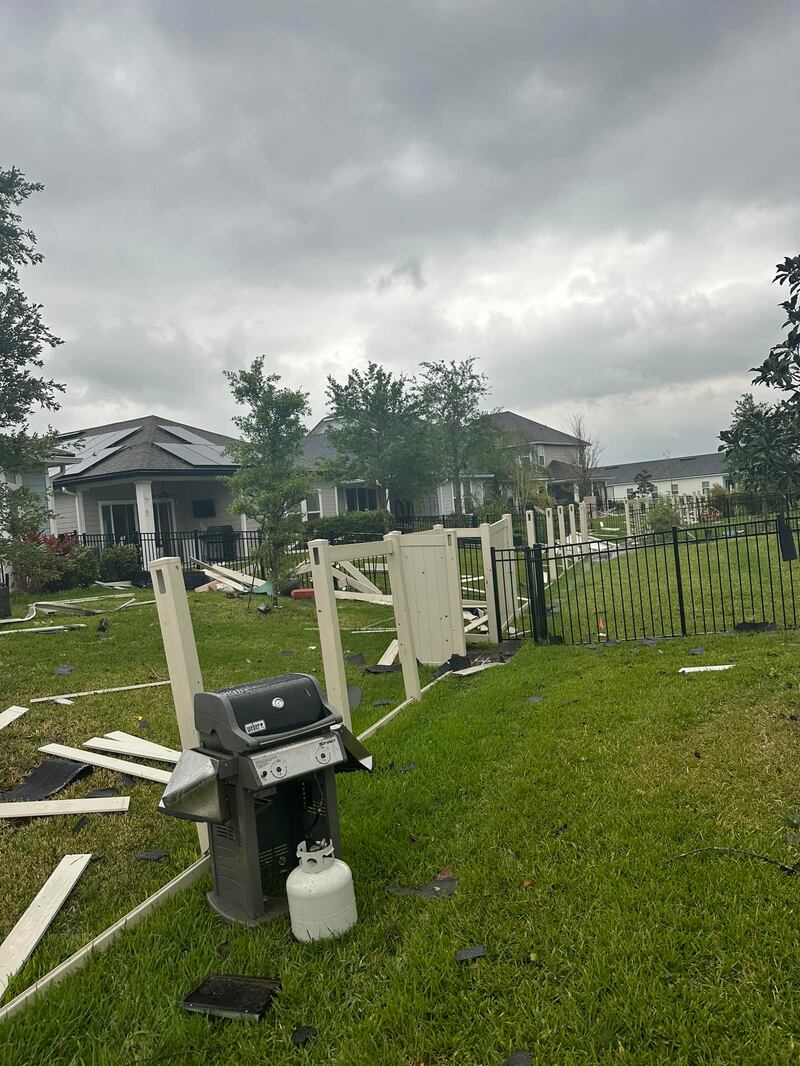 St. Johns County Fire Rescue shares tornado damage photos from World Golf Village area.