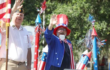 The town of Interlachen put on an amazing July 4th parade.