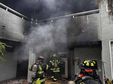 SJCFR responded to a fire at a Ponte Vedra hotel.