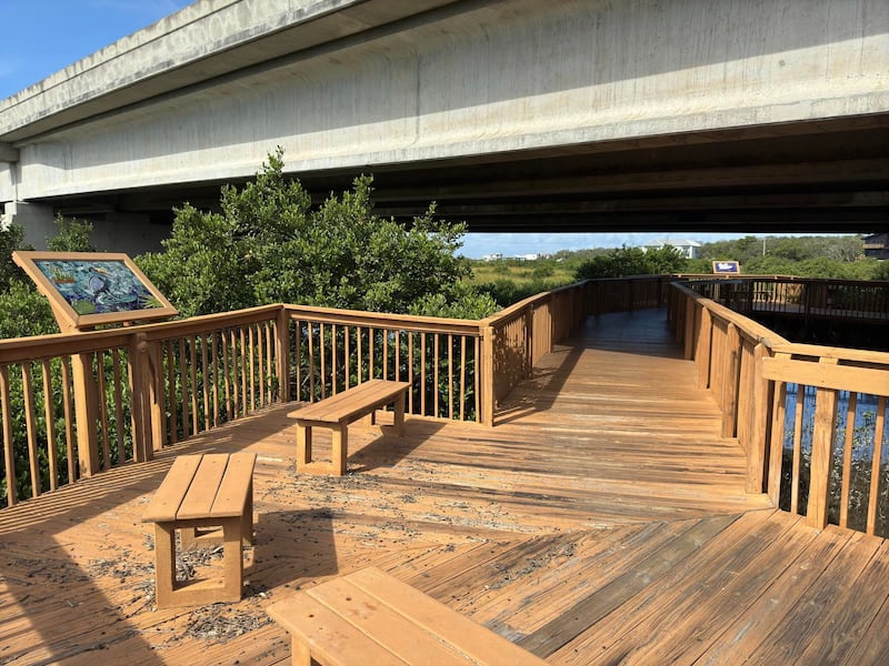 The Vilano Beach Boardwalk reopened after 6 months of renovation.