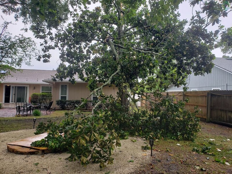 Storm damage in Northeast Florida, Southeast Georgia, 5/10/24