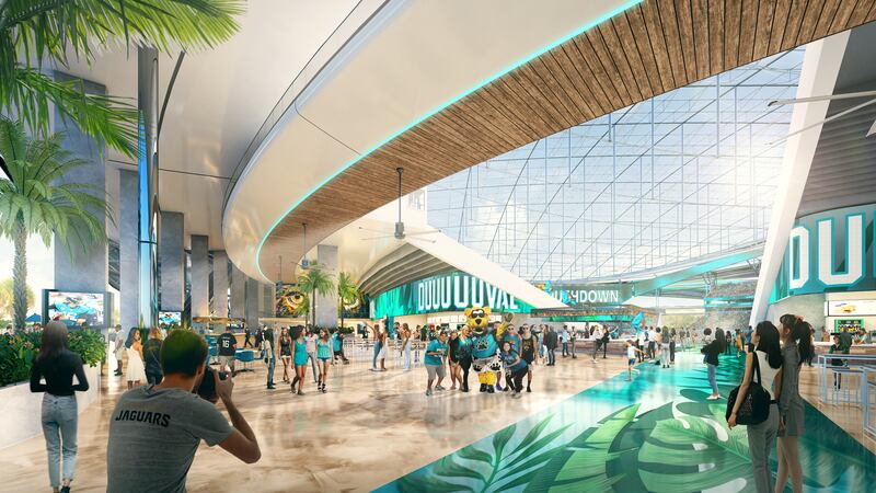 The Jacksonville Jaguars have released "Stadium of the Future" renderings.