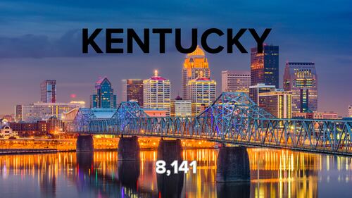 Here are how many people from each state moved to Florida in 2022