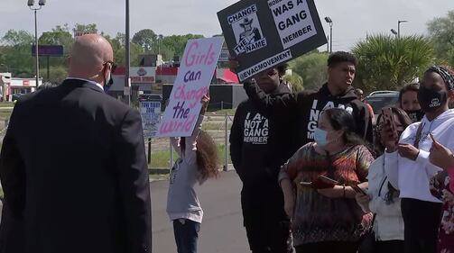 Vice President Kamala Harris visited Jacksonville on March 22, 2021.