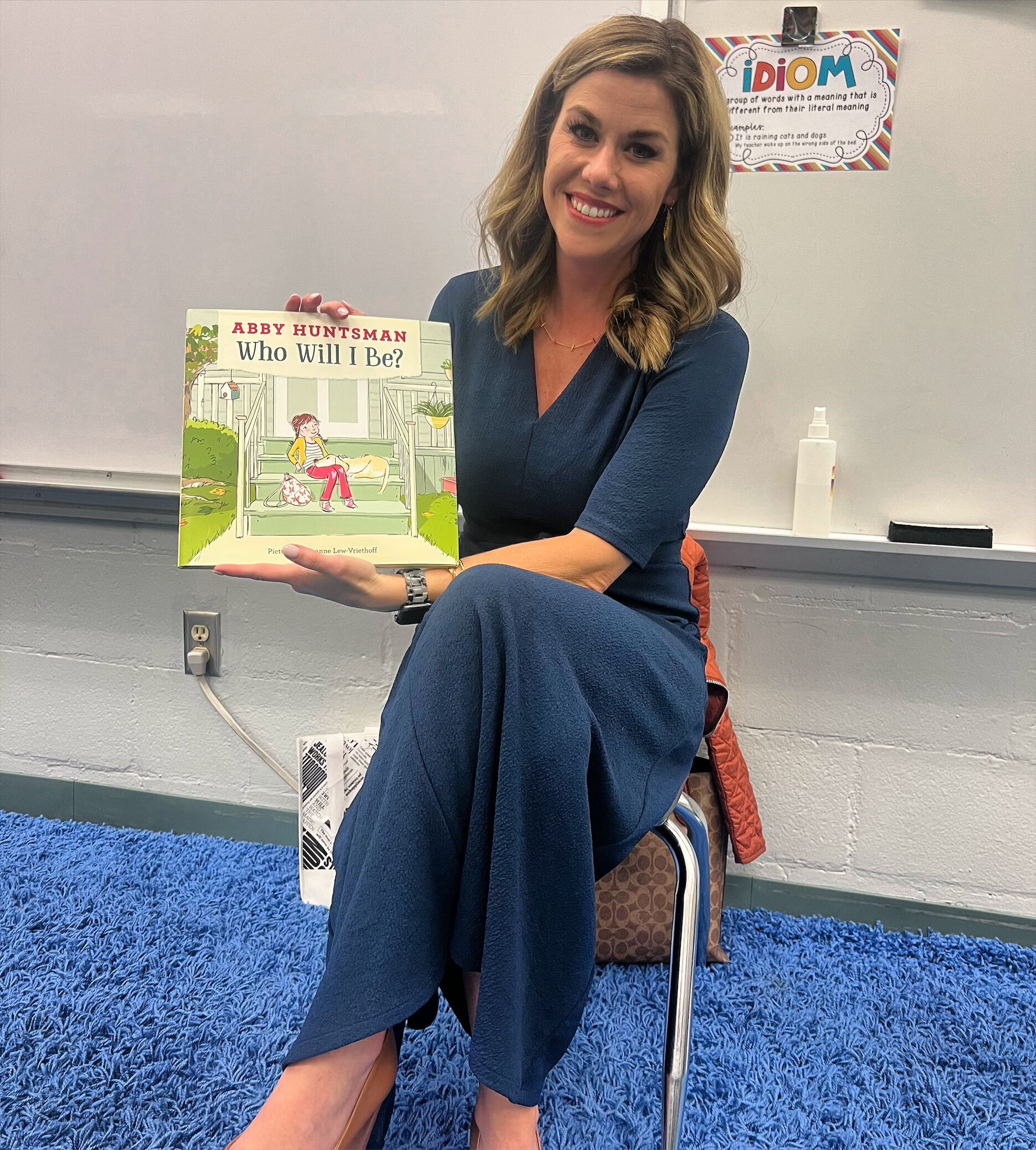 Emily Turner sat down with students from Hendricks Avenue Elementary School to read, 'Who Will I Be?'.