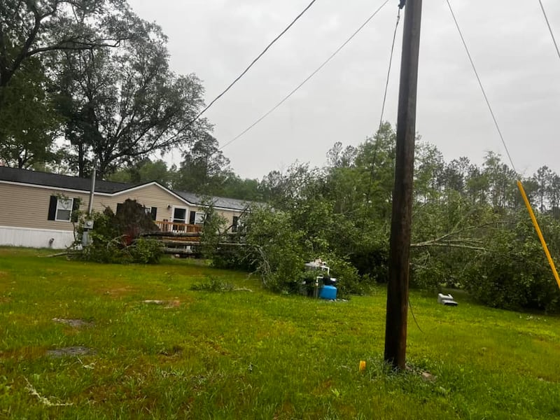 Storm damage in Northeast Florida, Southeast Georgia, 5/10/24