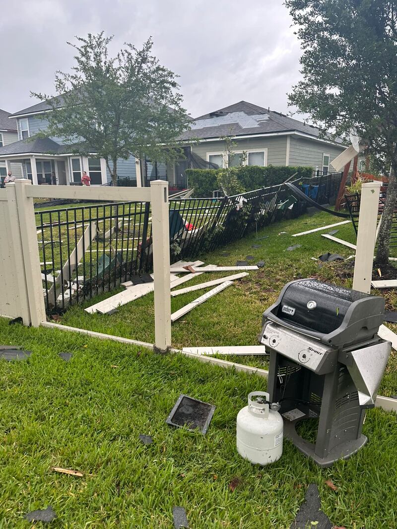 St. Johns County Fire Rescue shares tornado damage photos from World Golf Village area.