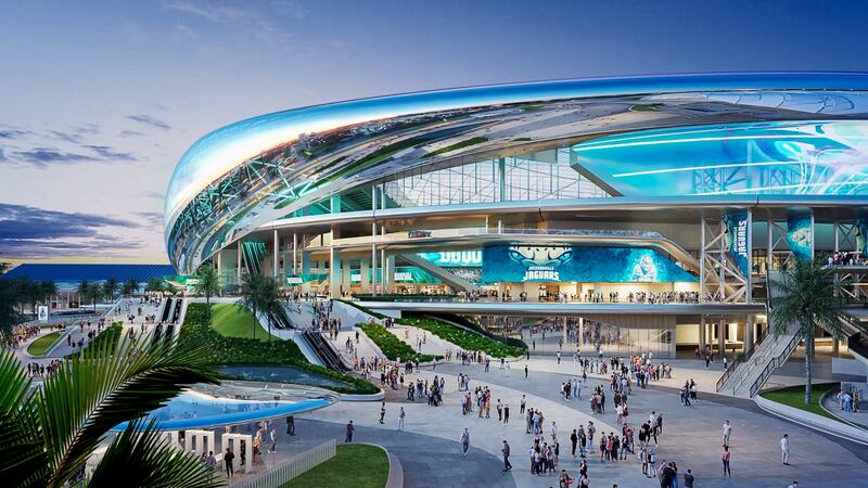 The Jacksonville Jaguars have released "Stadium of the Future" renderings.