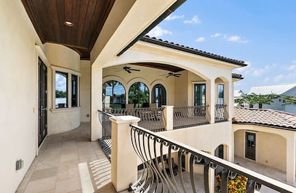 A Mediterranean-style home on Ponte Vedra Boulevard that’s “just steps from the beach” is being listed by Douglas Elliman Real Estate for $10.6 million.