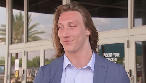 Jacksonville Jaguars QB Trevor Lawrence arrives in Jacksonville