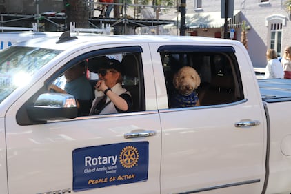 It was a beautiful day for the MLK Parade today in downtown Fernandina.