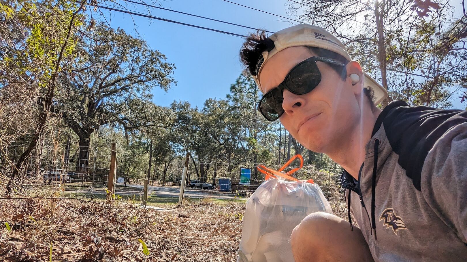 Students and community members can earn community service hours by collecting litter at a local Jacksonville park or preserve.