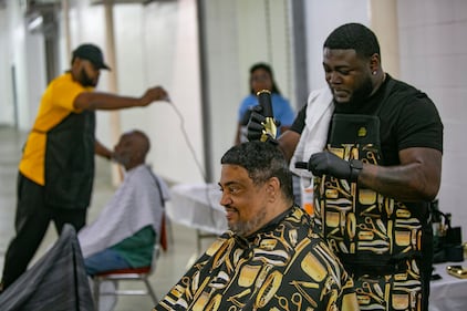 The Veterans Stand Down event offers VA services, dental services, hygiene kits, food and clothing.