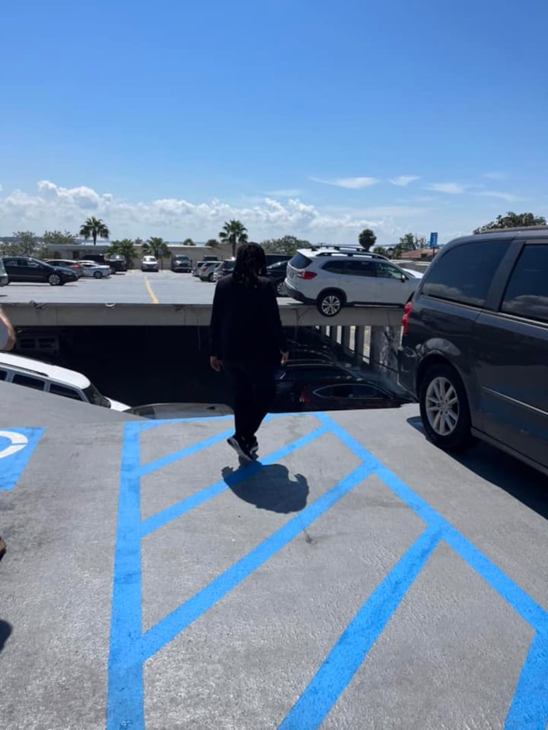 Viewer photos of the Ascension St. Vincent's Riverside parking garage collapse