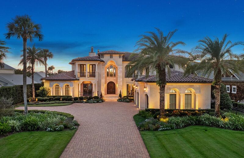A Mediterranean-style home on Ponte Vedra Boulevard that’s “just steps from the beach” is being listed by Douglas Elliman Real Estate for $10.6 million.