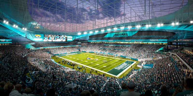 The Jacksonville Jaguars have released "Stadium of the Future" renderings.