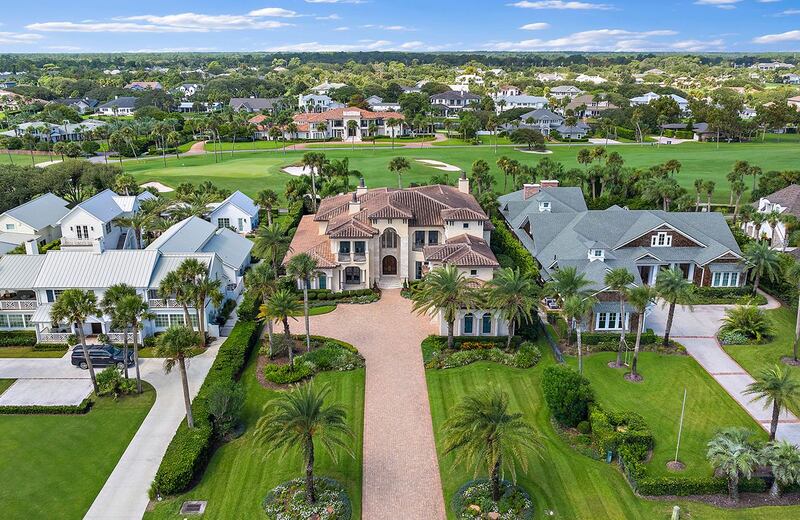 A Mediterranean-style home on Ponte Vedra Boulevard that’s “just steps from the beach” is being listed by Douglas Elliman Real Estate for $10.6 million.