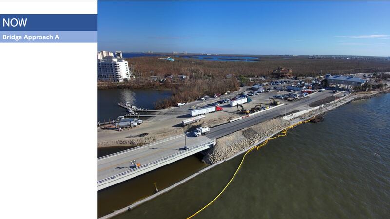 The causeway washed out by Hurricane Ian that links Sanibel Island to the Florida mainland reopened with temporary repairs on Wednesday, Gov. Ron DeSantis announced.