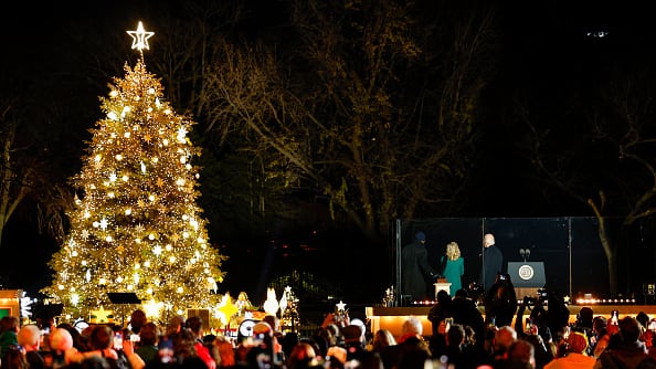 The tree went down a little more than 48 hours before the annual lighting ceremony, the National Park Service said. Winds at the time were forecast to blow up to 20 mph, according to the National Weather Service.