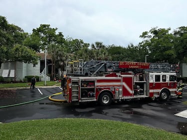 SJCFR responded to a fire at a Ponte Vedra hotel.