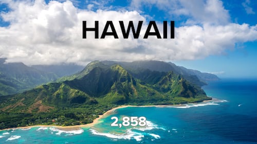 Here are how many people from each state moved to Florida in 2022