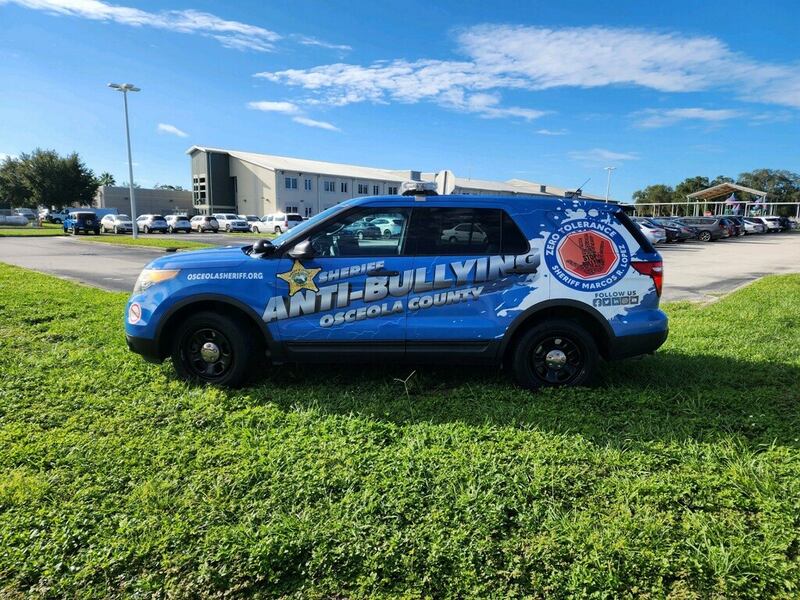 Osceola participated in the contest by entering its anti-bullying SUV.