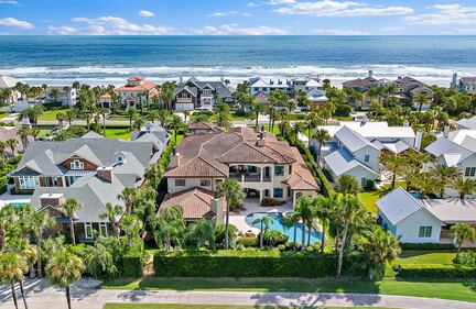 A Mediterranean-style home on Ponte Vedra Boulevard that’s “just steps from the beach” is being listed by Douglas Elliman Real Estate for $10.6 million.