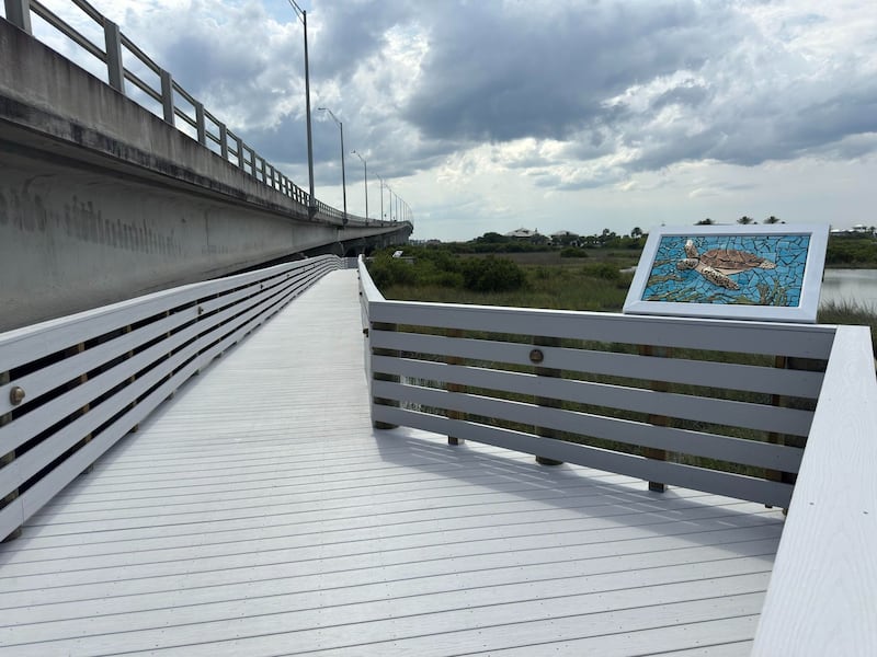 The Vilano Beach Boardwalk reopened after 6 months of renovation.
