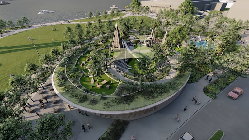 As construction officially began Monday, July 10, 2023 on Riverfront Plaza, the City of Jacksonville shared these renderings of the project.