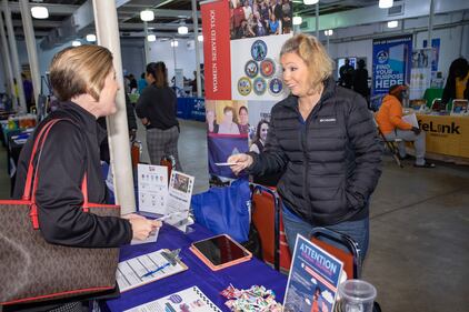 Day 1 of the annual Veterans Stand Down event was highlighted by the job fair.