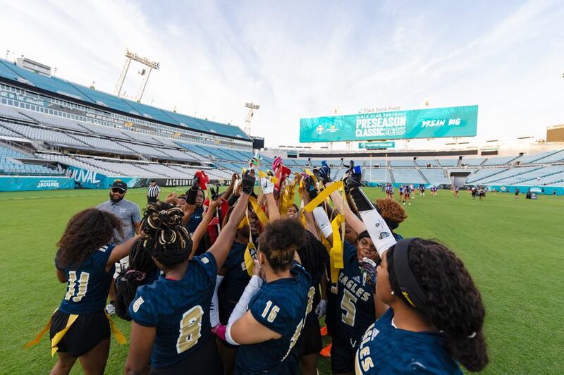 The Jaguars youth football program hosted the showcase, media day, and Preseason Classic at TIAA Bank Field on Sun., Feb. 19 and Mon., Feb. 20.