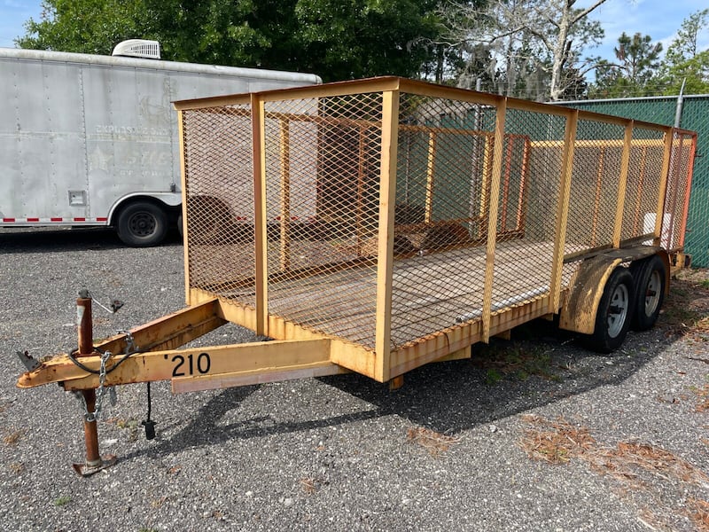 A general purpose trailer which looks ready to tackle the next job is up for auction in St. Johns County.