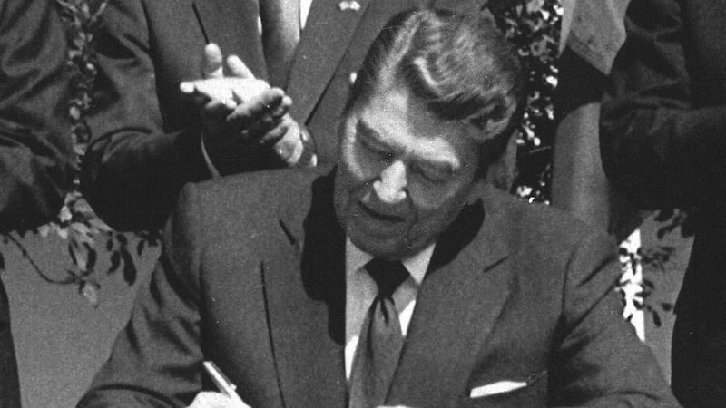 Reagan Foundation becomes the latest US institution drawn into Donald Trump's controversies