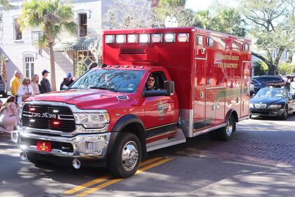 It was a beautiful day for the MLK Parade today in downtown Fernandina.