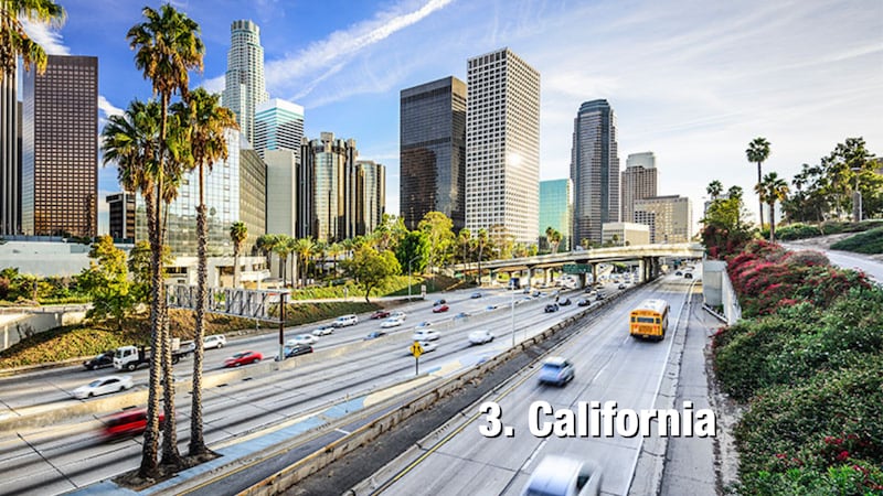 California: 40.37 driving incidents per 1,000 residents