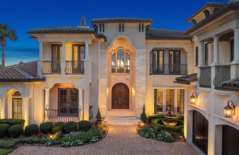 A Mediterranean-style home on Ponte Vedra Boulevard that’s “just steps from the beach” is being listed by Douglas Elliman Real Estate for $10.6 million.