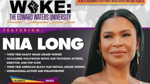 Nia Long will be at Edward Waters University in March.