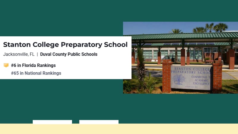 Stanton College Preparatory School, Jacksonville (No. 6 in Florida and 65th nationally)