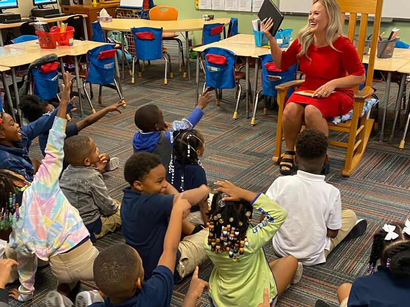 Action News Jax’s Chandler Morgan got to read to the first grade class at the YMCA Tiger Academy on Tuesday morning!