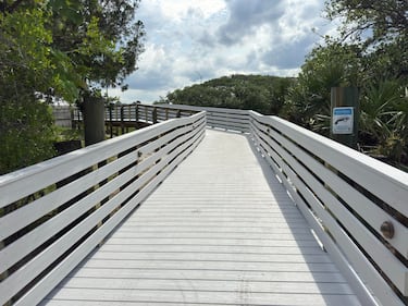 The Vilano Beach Boardwalk reopened after 6 months of renovation.