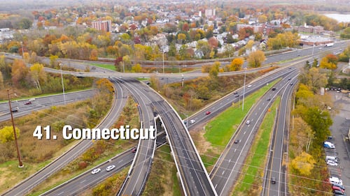 Connecticut: 18.02 driving incidents per 1,000 residents