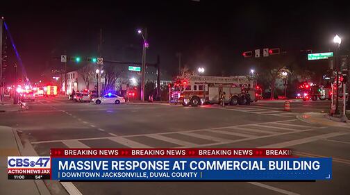 Jacksonville Fire and Rescue Department firefighters have been fighting a fire at the still-under-construction Rise Doro apartments in Downtown Jacksonville since Sunday night.