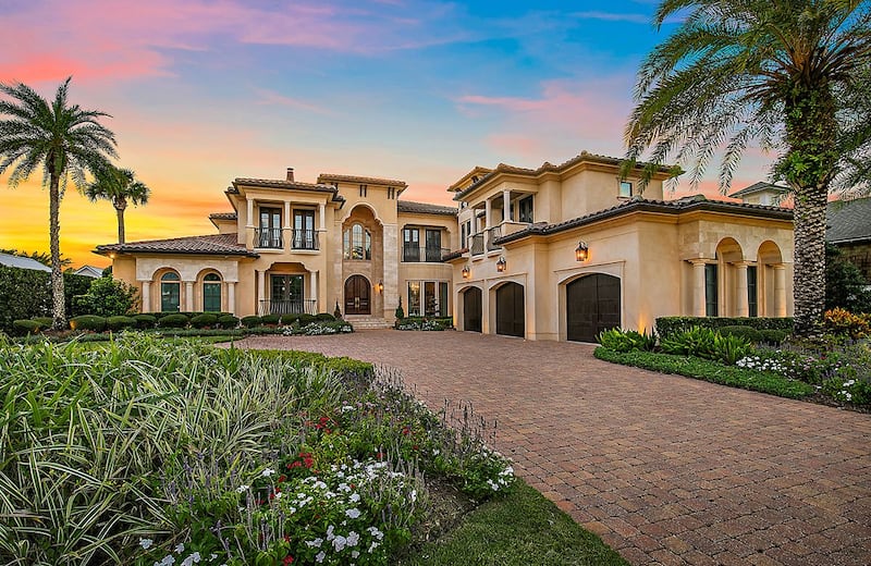 A Mediterranean-style home on Ponte Vedra Boulevard that’s “just steps from the beach” is being listed by Douglas Elliman Real Estate for $10.6 million.